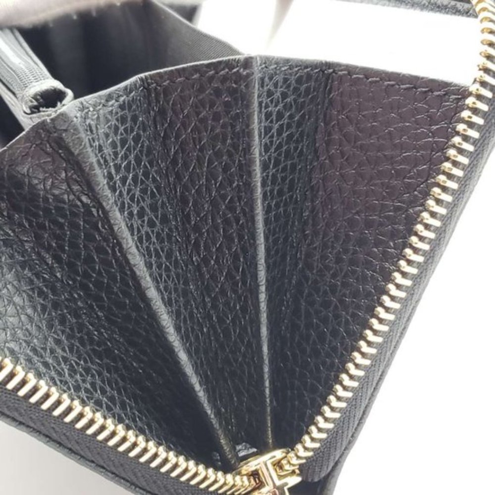 Authentic Gucci GG Black Zippy Wallet New - Picture 9 of 16